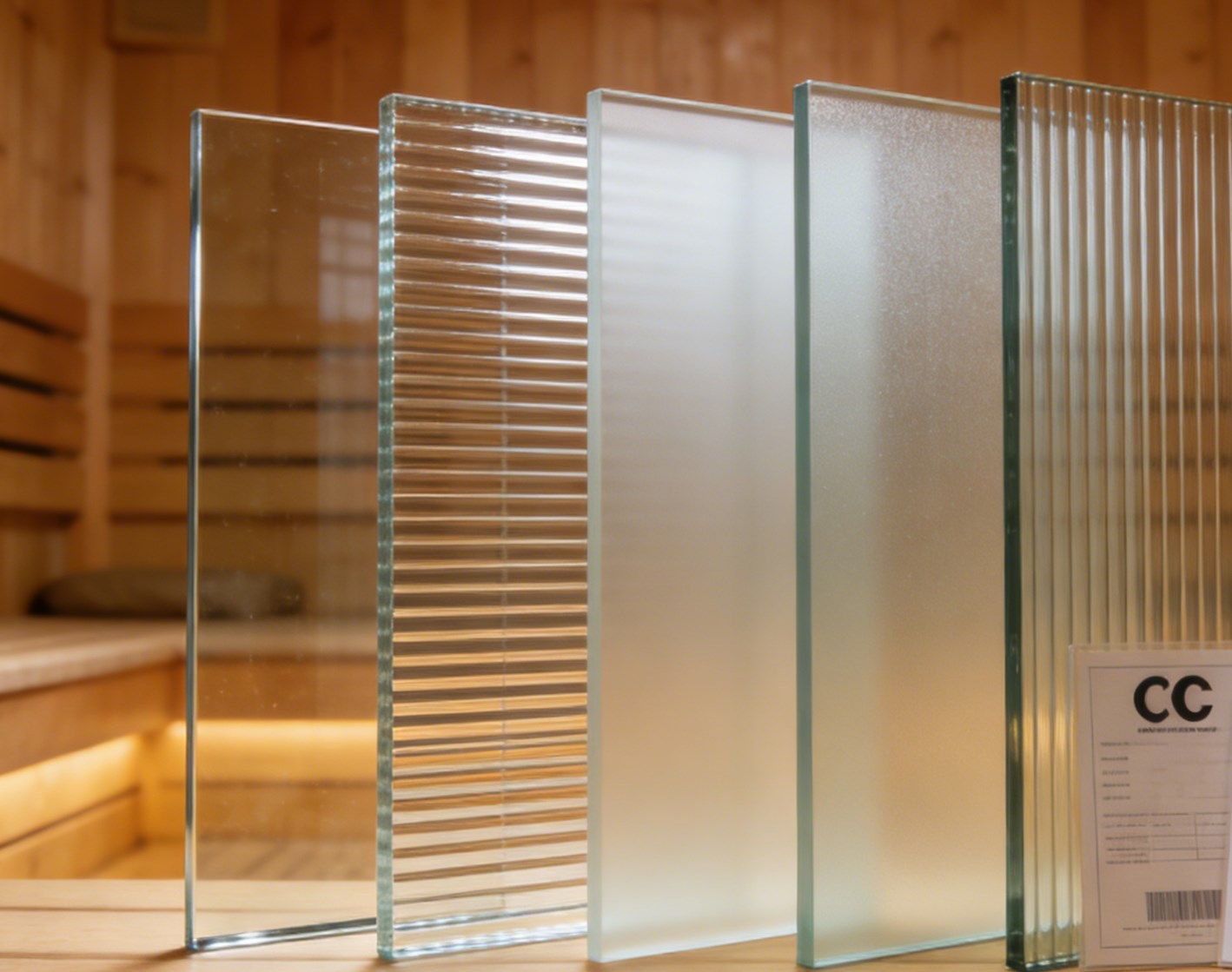 Стакло за сауну отпорно на експлозију